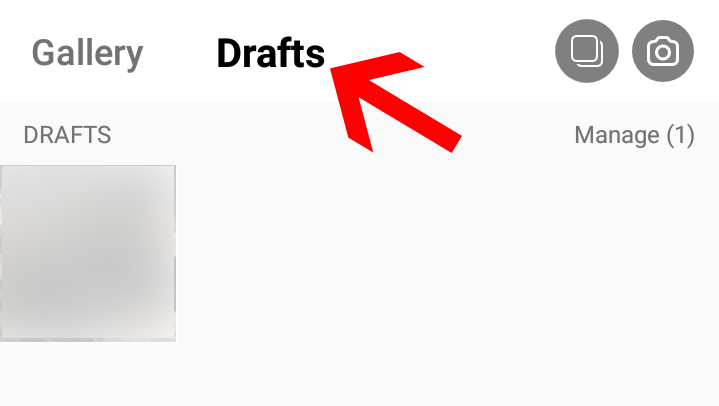 How to find drafts on Instagram